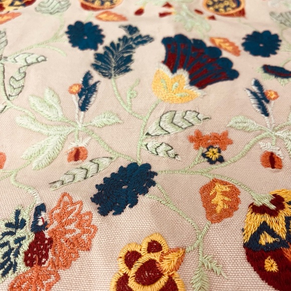 Urban Outfitters Light Pink Floral Embroidered Skirt - Picture 3 of 5